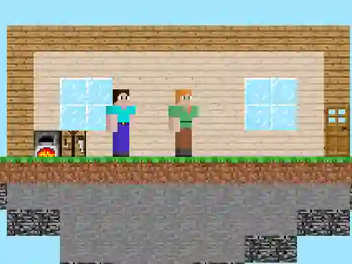 Hra Steve and Alex online