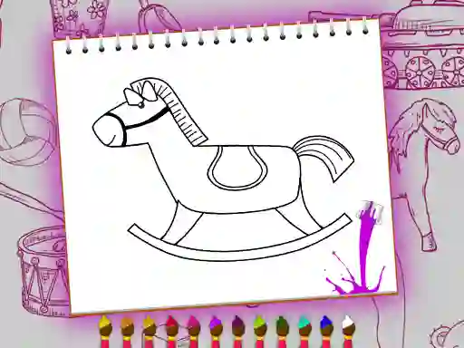 Hra Coloring Book: Toy Shop online