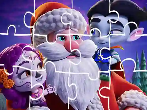 Hra Super Monsters Christmas Jigsaw online