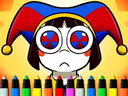 Hra Digital Circus Coloring Adventure online