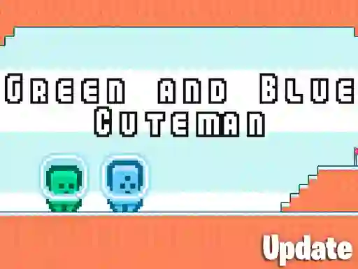 Hra Green and Blue Cuteman online
