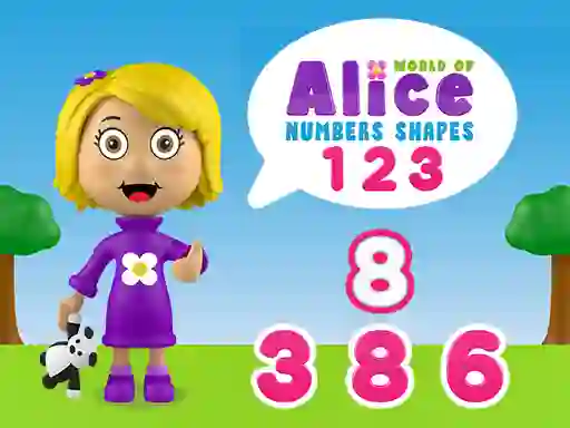 Hra World of Alice Numbers Shapes online
