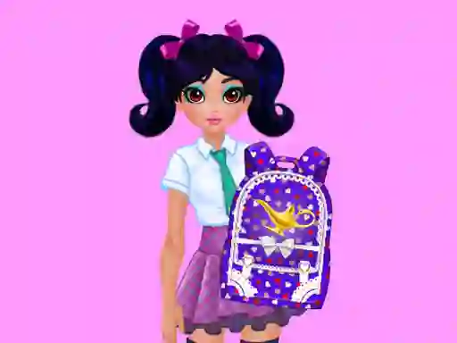 Hra Jasmine and Elsa School Bag Design Contest online