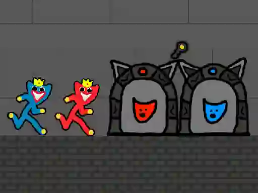 Hra Red and Blue Stickman Huggy 2 online