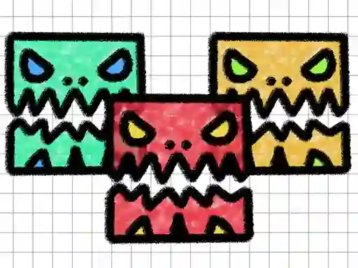 Hra Geometry Dash Paper Note online