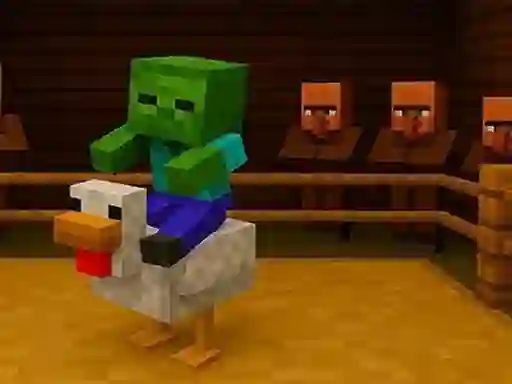Hra Chicken Jockey hidden lava chicken online