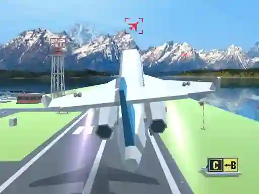Hra Polygon Flight Simulator online