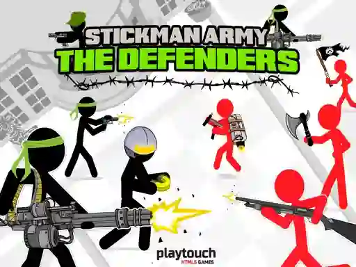 Hra Stickman Army: The Defenders online