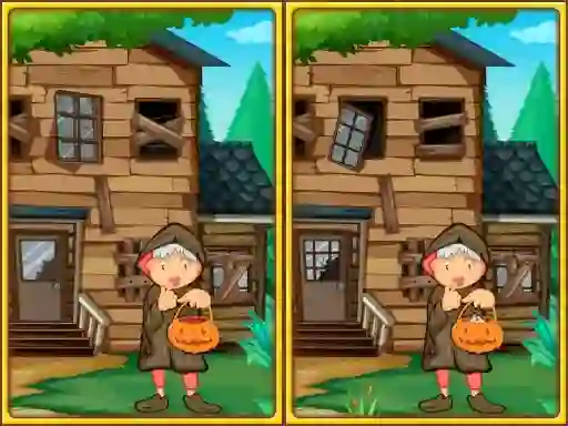 Hra Spot the differences halloween online