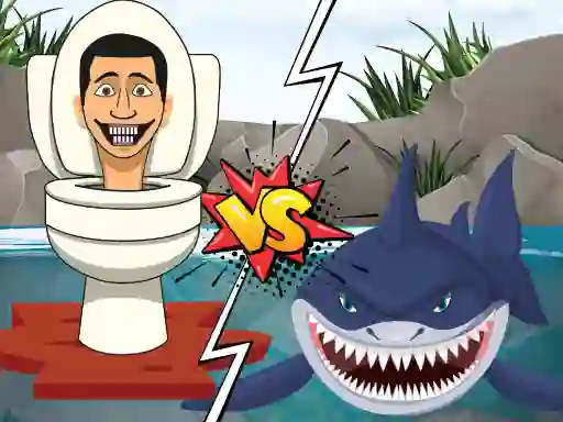 Hra Hungry Shark Vs Skibidi online