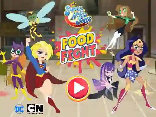 Hra DC Super Hero Girls Food Fight online