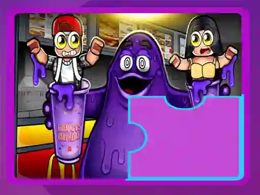 Hra Grimace Shake Puzzle online