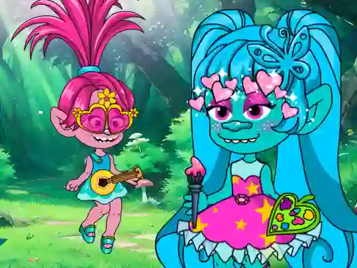 Hra Chibi Troll Fashion Maker online