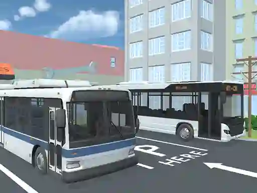Hra City Bus Parking Challenge Simulator 3D online