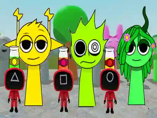 Hra Squid Sprunki Tap 2 online