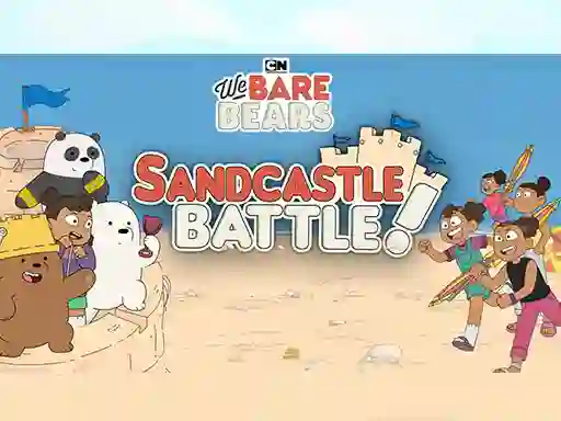 Hra Sandcastle Battle! We Bare Bears online