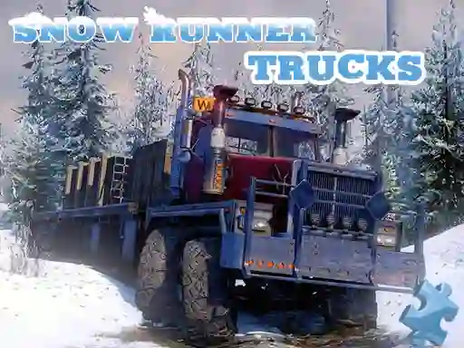 Hra Snow Runner Trucks Jigsaw online