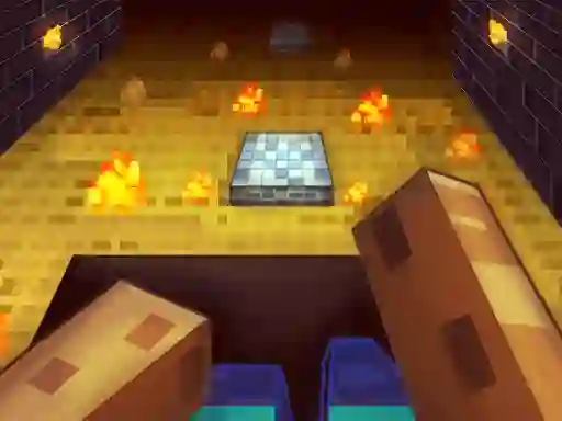 Hra Parkour in the cave 3D online