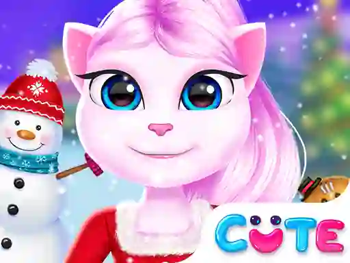 Hra Angela Christmas Decor Game online