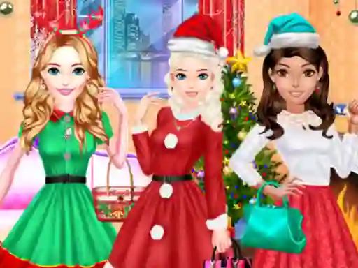 Hra Fashion Girls Christmas Party online