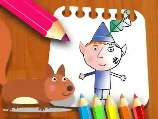 Hra Ben Hollys Coloring Book online