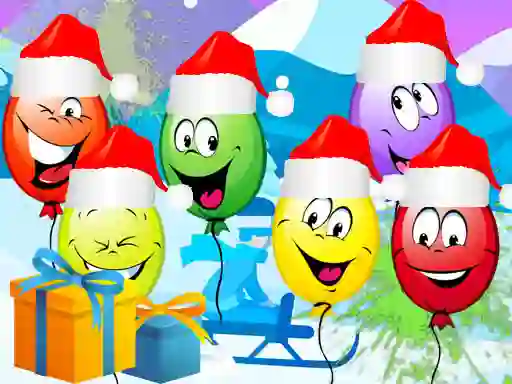 Hra Christmas Balloons Bursting online