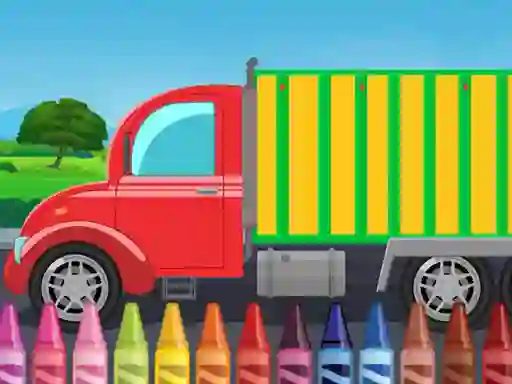 Hra Truck Coloring online