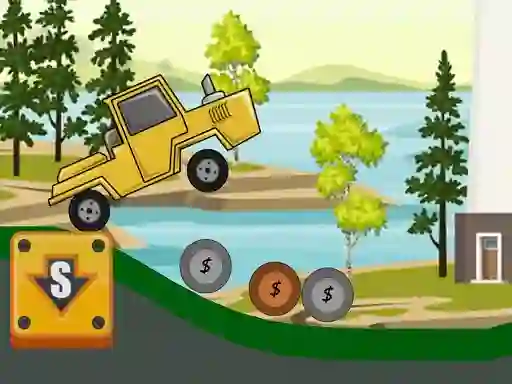 Hra Hill Climb Tractor 2D online
