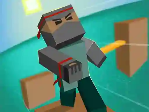 Hra Blocky Parkour Ninja online