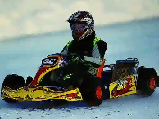 Hra Kart Racing Jigsaw online