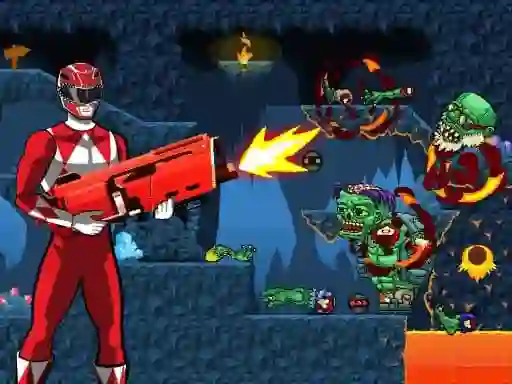 Hra Power Rangers shoot Zombie online