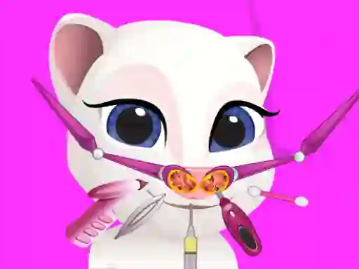 Hra Little Angela Nose Doctor online