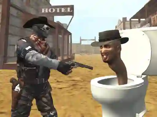 Hra Cowboy vs Skibidi Toilets online