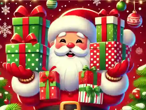 Hra Christmas Gift Jump online