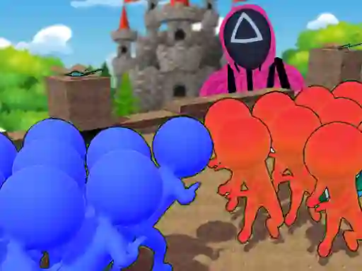 Hra Squid Game Crowd Pusher online