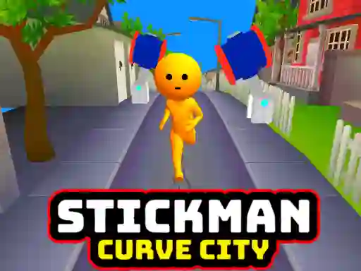 Hra Stickman Curve City online
