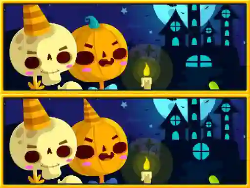Hra Find Differences Halloween online