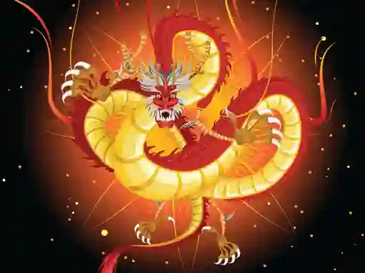 Hra Chinese Dragons Coloring online