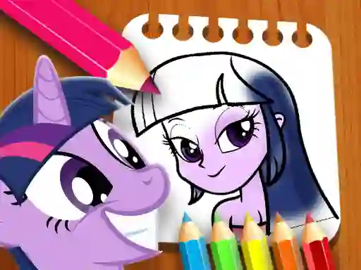 Hra Equestria Girls Coloring Book online