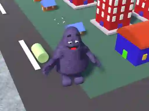 Hra Grimace Shake City Chaos online