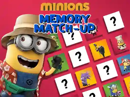 Hra Minions Memory Match Up online