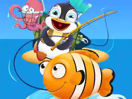 Hra Baby Penguin Fishing online