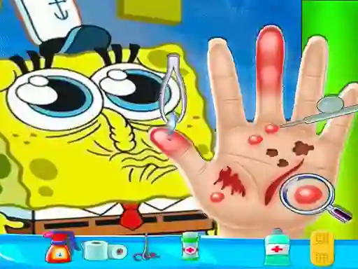 Hra Spongebob Hand Doctor online