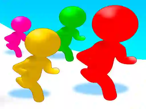 Hra Stickmen Color Run Switch online