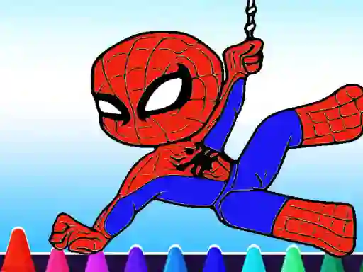 Hra Spiderman Coloring book online