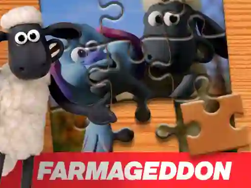 Hra  A Shaun the Sheep Movie Farmageddon Jigsaw Puzzle online
