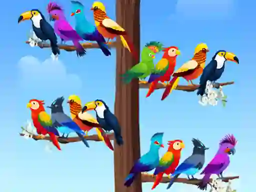 Hra Bird Sort online