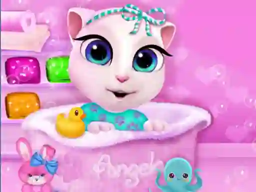 Hra Baby Angela Bathing Time online