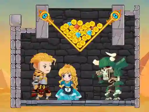 Hra Hero Rescue Pull The Pin online
