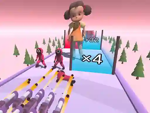 Hra Squid Game Gun Fest online